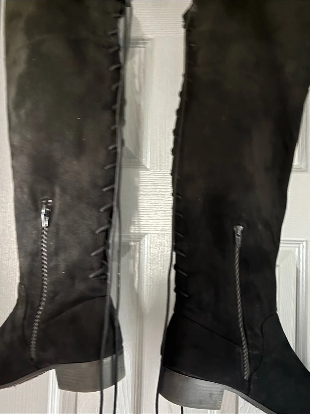 Women’s Black Over-the-Knee Suede Boots